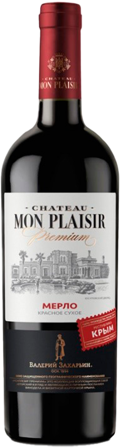 Шато Монплезир Премиум Мерло 0.75&nbsp;л