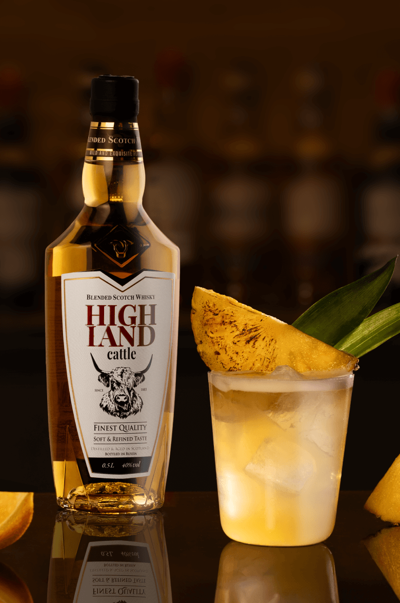 Хайлэнд Кэттл Блендед купажированный виски в подарочной упаковке 0.7&nbsp;л