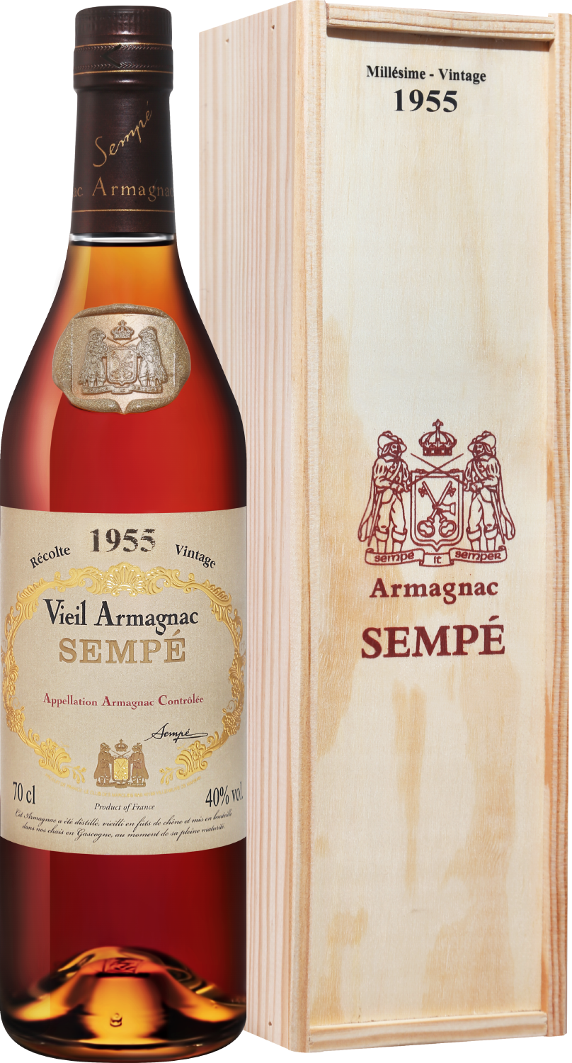 Sempe Vieil Vintage 1955 Armagnac AOC (gift box)