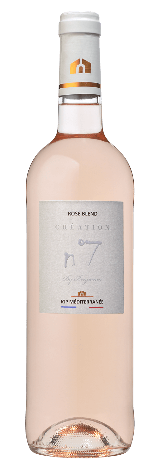 Rose Blend Creation №7 Mediterranee IGP Provence Wine Maker rose blend creation 7 mediterranee igp provence wine maker