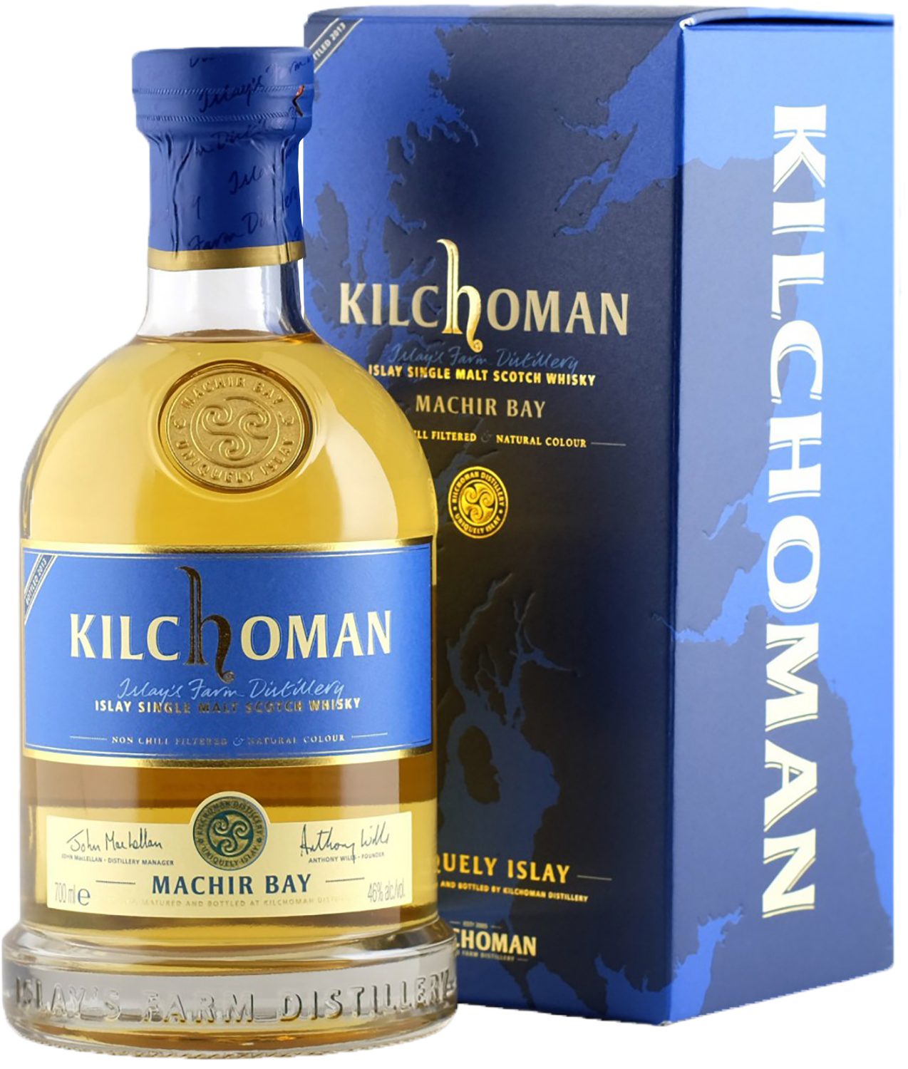 Килхоман Махир Бэй Айла Сингл Молт солодовый виски в подарочной упаковке 0.7&nbsp;л