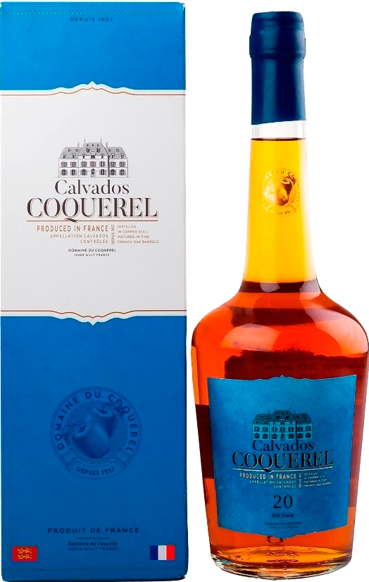 Кокрель 20 лет Кальвадос AOC в подарочной упаковке 0.7&nbsp;л