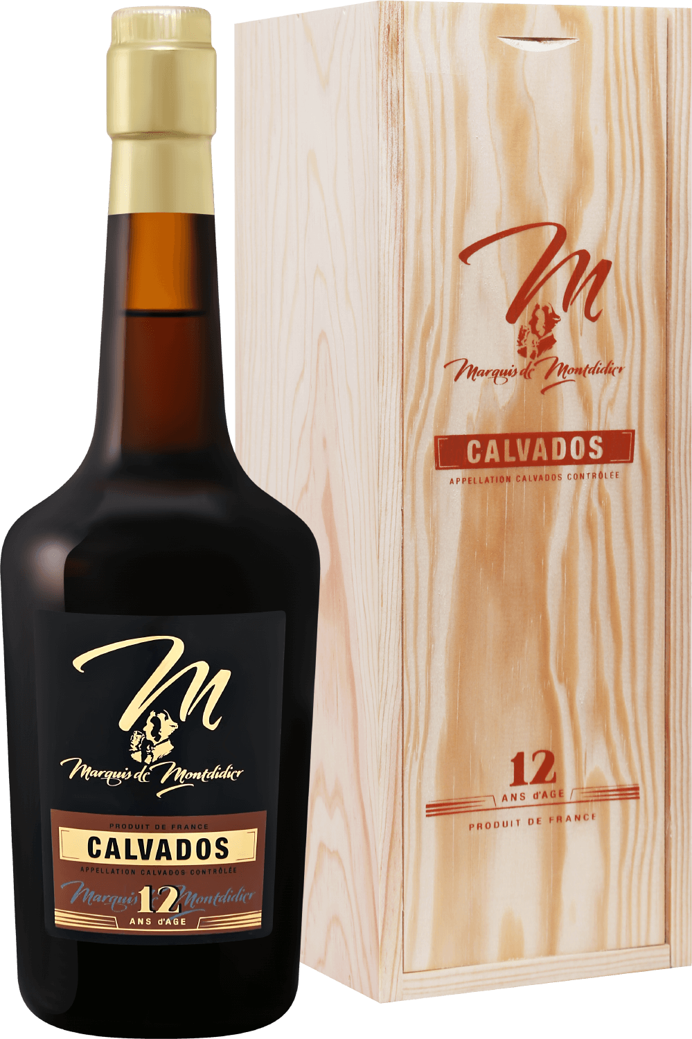 Кальвадос Marquis de Montdidier 12 y.o. Calvados AOC (gift box) 0.7 л  (Маркиз де Мондидье 12 Лет Кальвадос AOC в подарочной упаковке), купить в  магазине в Самаре - цена, отзывы