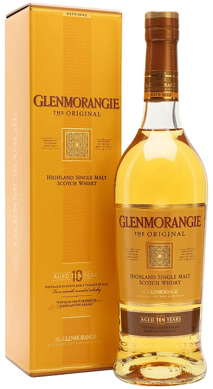 Glenmorangie Original Highland Single Malt Scotch Whisky 10 y.o. (gift box)