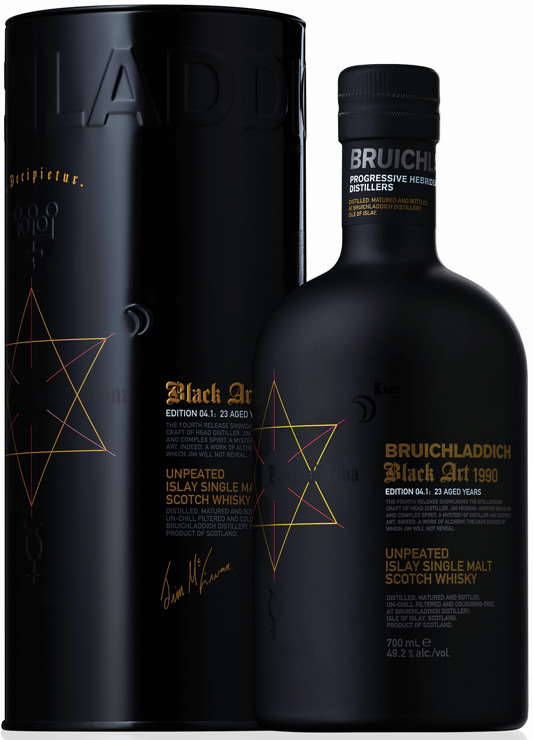 Bruichladdich Black Art Edition 04.1 23 aged years single malt scotch whisky (gift box)