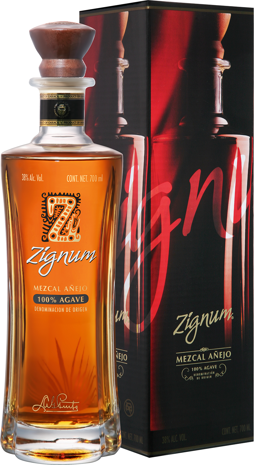 Zignum Anejo (gift box) casa vieja anejo extra aged gift box with 2 glasses