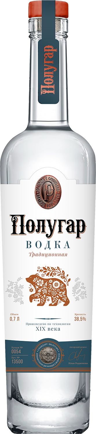 Водка Полугар 0.7&nbsp;л