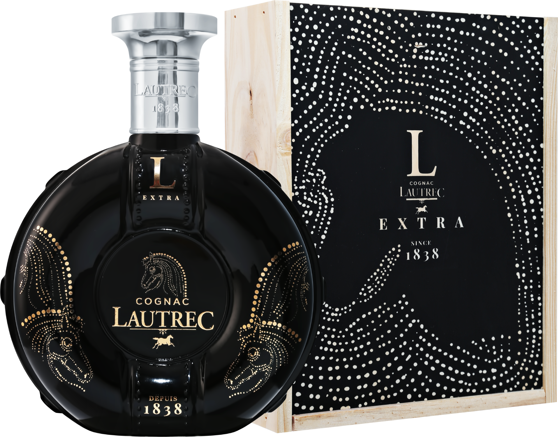цена Lautrec Cognac EXTRA Grande Champagne Premier Cru (gift box)