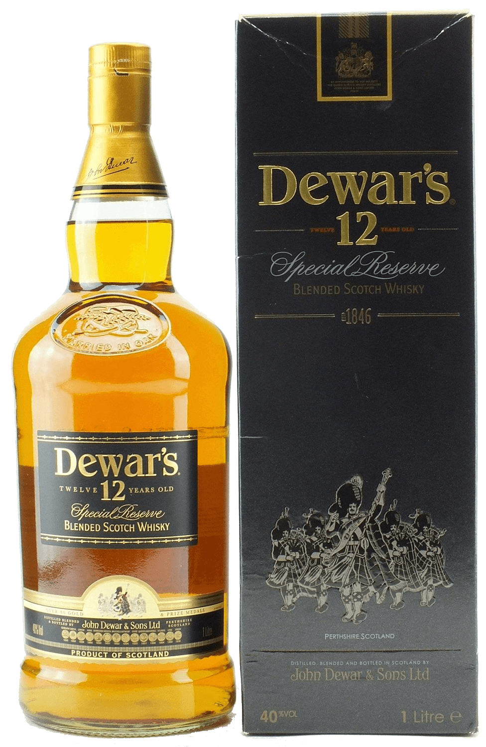 Dewar's Special Reserve 12 y.o. Blended Scotch Whiskey (gift box) reserve special