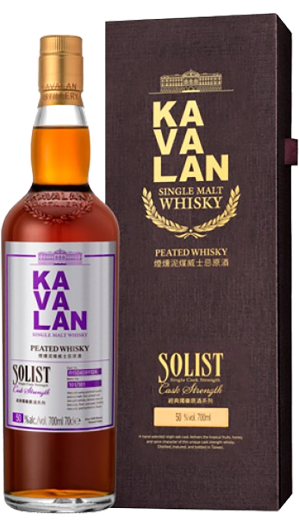 Кавалан Солист Питед Каск Стренгс Сингл Молт солодовый виски в подарочной упаковке 0.7&nbsp;л