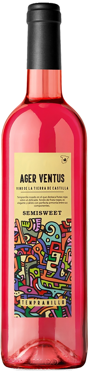 Ager Ventus Tempranillo Rose Semisweet Bodegas del Saz