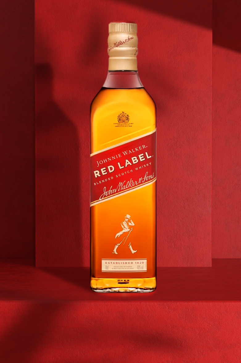 Джонни Уокер Рэд Лэйбл Блендед купажированный виски 1&nbsp;л