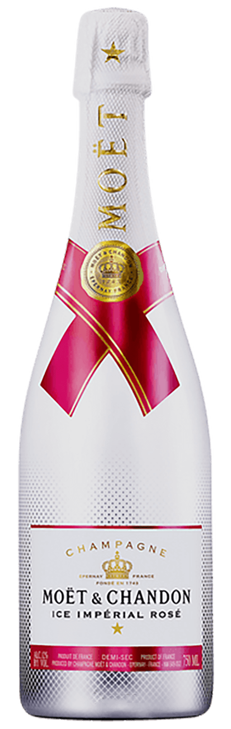 цена Moet and Chandon Ice Imperial Rose Demi-Sec Champagne AOC
