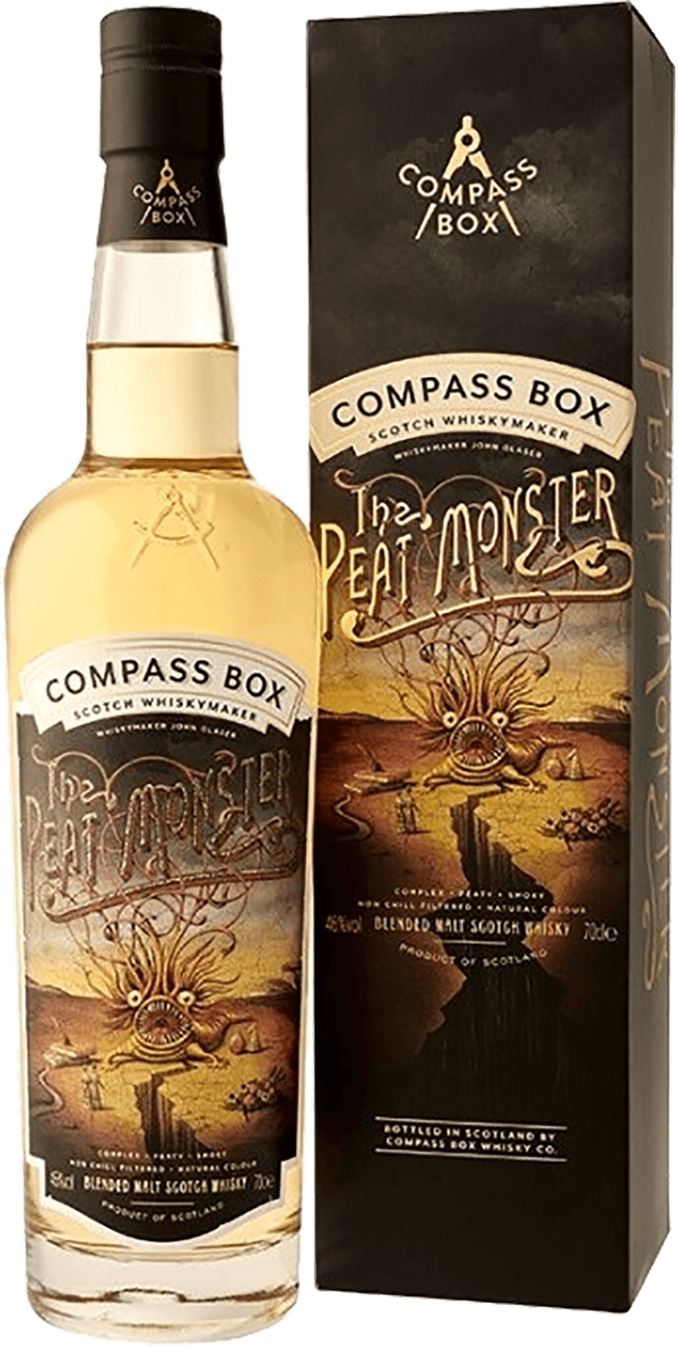 Compass Box Peat Monster Blended Malt Scotch Whisky compass box peat monster blended malt scotch whisky