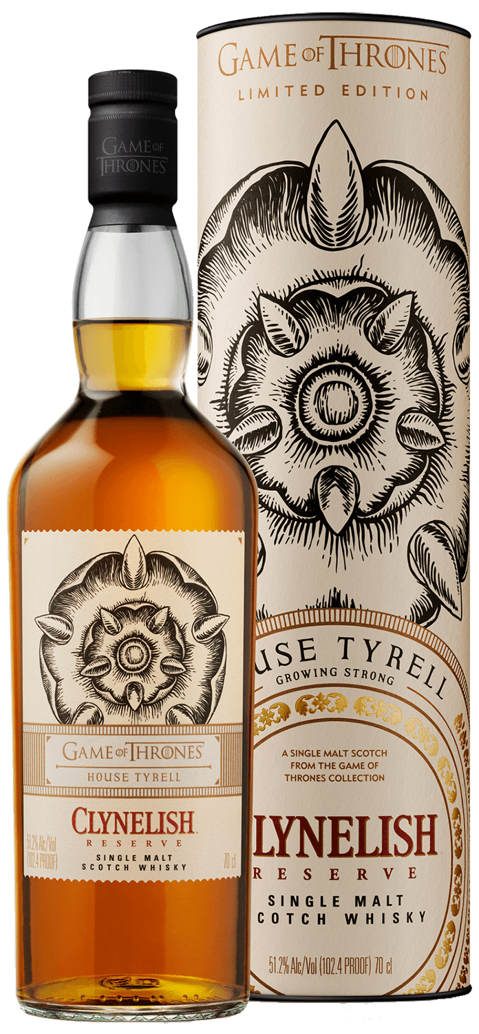 Game of Thrones House Tyrell Clynelish Reserve Single Malt Scotch Whisky (gift box) game of thrones house lannister lagavulin 9 y o islay single malt scotch whisky gift box