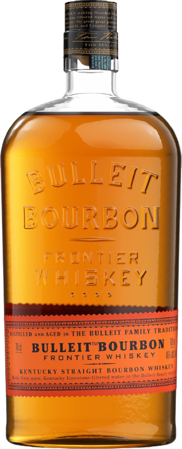 Виски Bulleit Bourbon Frontier Whisky 0.7 л (Буллет Бурбон Фронтье зерновой  виски), купить в магазине в Санкт-Петербурге - цена, отзывы