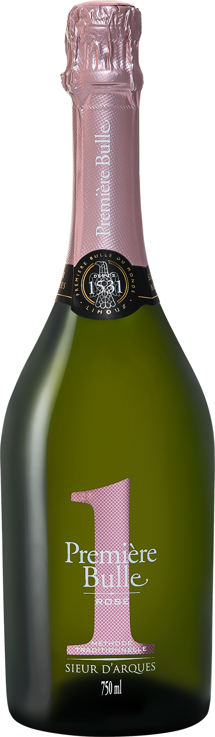 Premiere Bulle Rose Brut Cremant de Limoux AOC Sieur d‘Arques