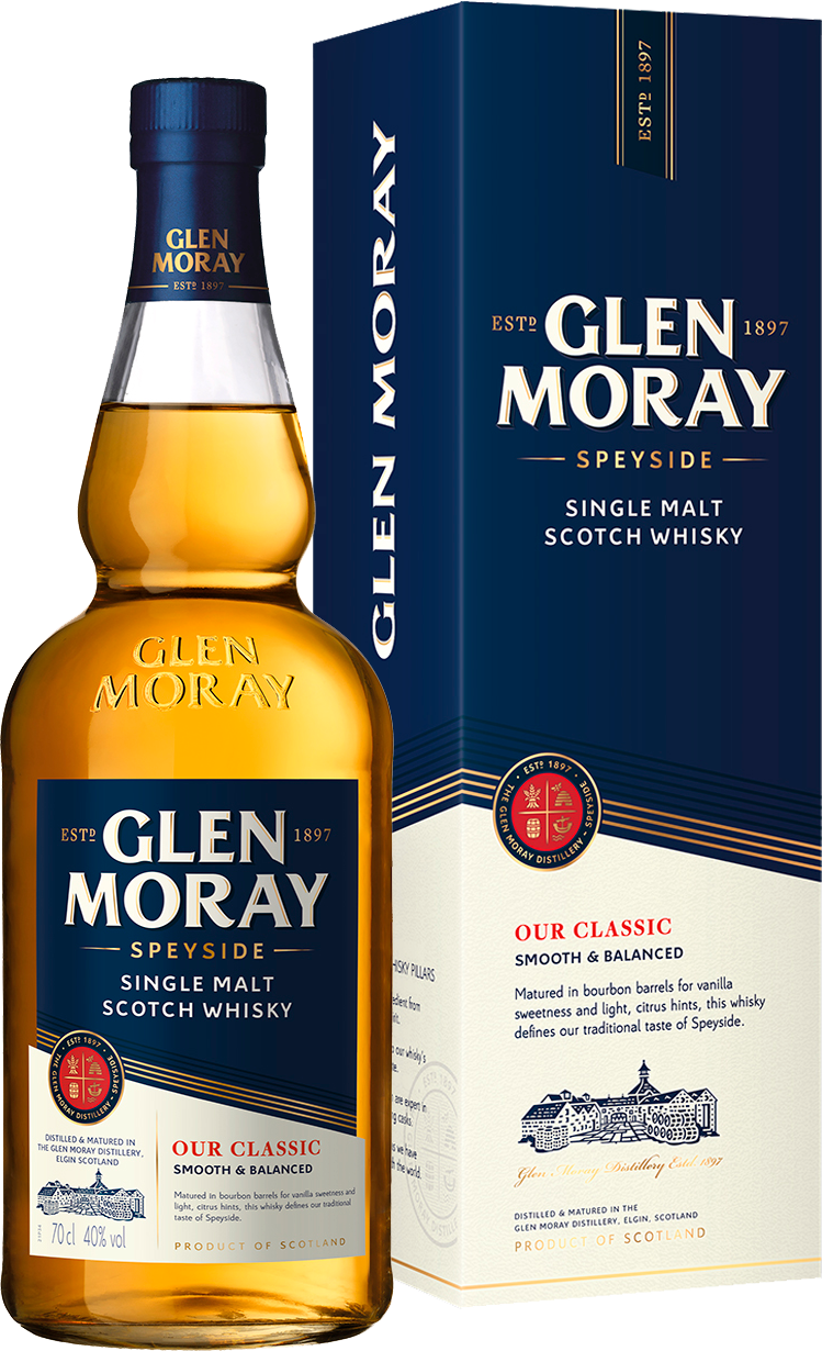 Glen Moray Our Classic Single Malt Scotch Whisky (gift box)