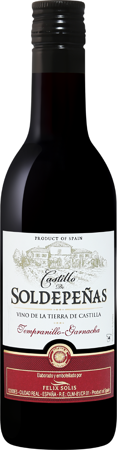 Castillo de Soldepenas Tempranillo - Garnacha Castilla VdT Felix Solis вино безалкогольное felix solis vina albali garnacha rose розовое 0 75 л
