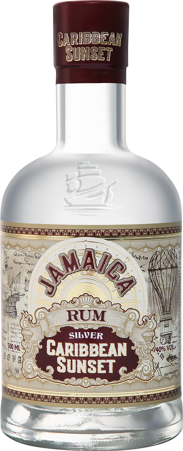 Ром Caribbean Sunset Jamaica Rum Silver 0.5 л (Кариббеан Сансет Ямайка Ром  Сильвер ), купить в магазине в Москве - цена, отзывы