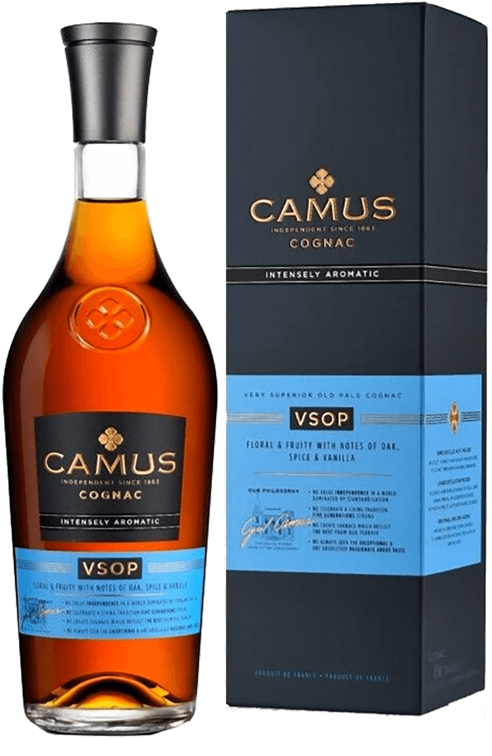 Camus Elegance Cognac VSOP (gift box) camus elegance cognac vsop gift box with two glasses
