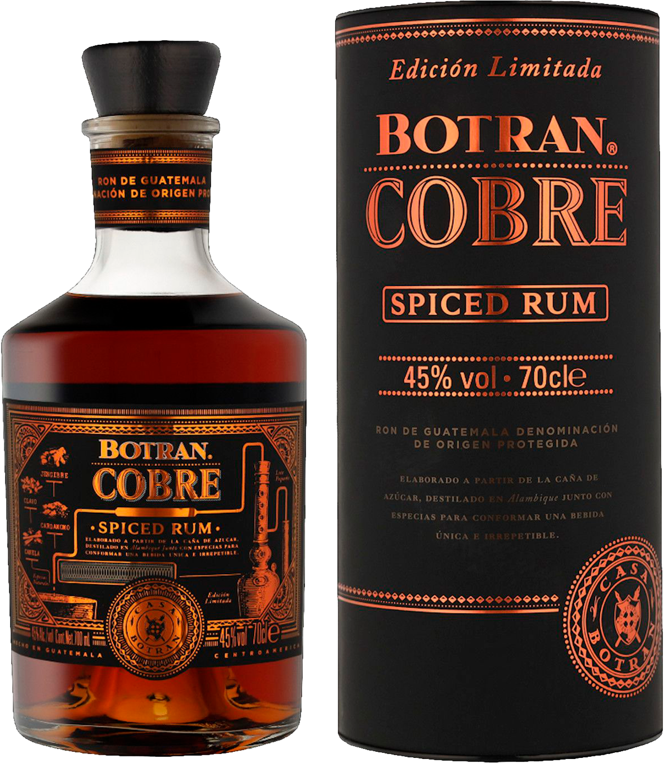 Botran Cobre Spiced Rum (gift box)