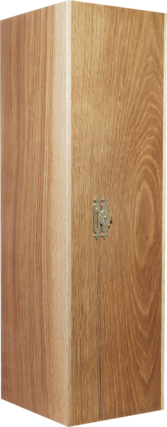 Подарочная упаковка из дуба под 1 бутылку