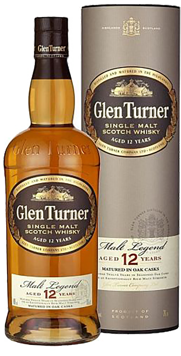 Glen Turner 12 Years Old Single Malt Scotch Whisky (gift box)