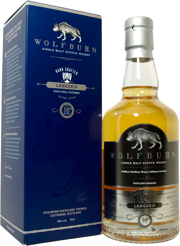 Wolfburn Langskip Single Malt Scotch Whisky (gift box)