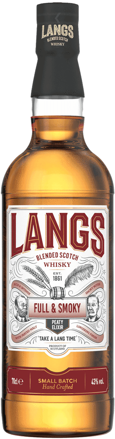 Langs Full and Smoky Blended Scotch Whisky famous grouse smoky black blended scotch whisky