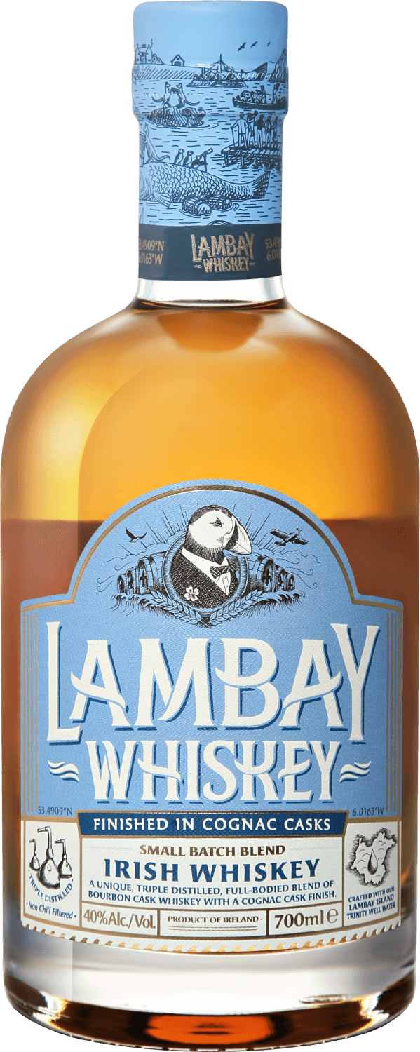 Lambay Small Batch Blend Irish Whiskey 4 y.o. lambay small batch blend irish whiskey 4 y o gift box with 2 glasses
