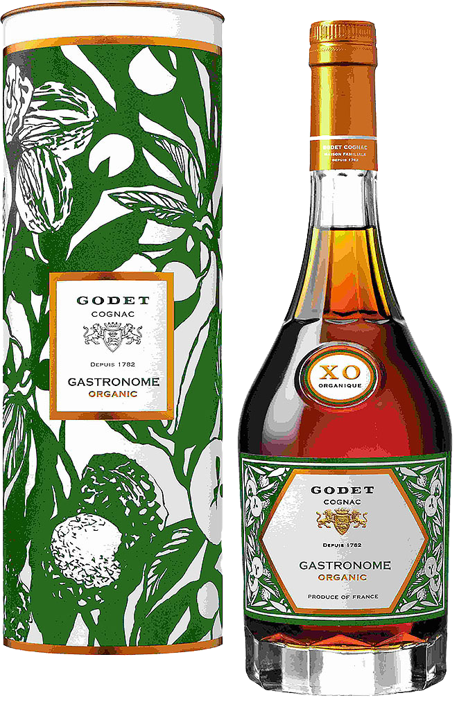 цена Godet Cognac XO Gastronome Organic (gift box)