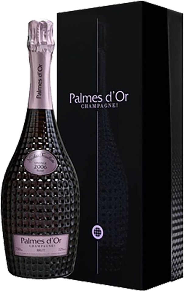 Nicolas Feuillatte Palmes D'Or Rose Brut Champagne AOC (gift box) g h mumm grand cordon rose champagne aoc brut gift box