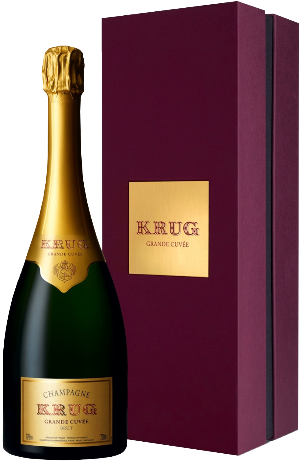 Krug Grande Cuvee Brut Champagne AOC (gift box) remy massin l integrale extra brut champagne aoc gift box