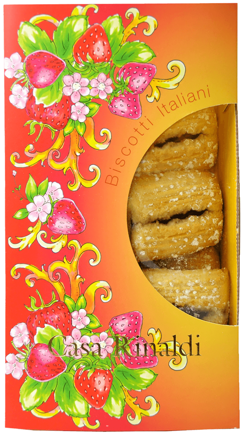 Кучини печенье с клубничным джемом Каза Ринальди 200г