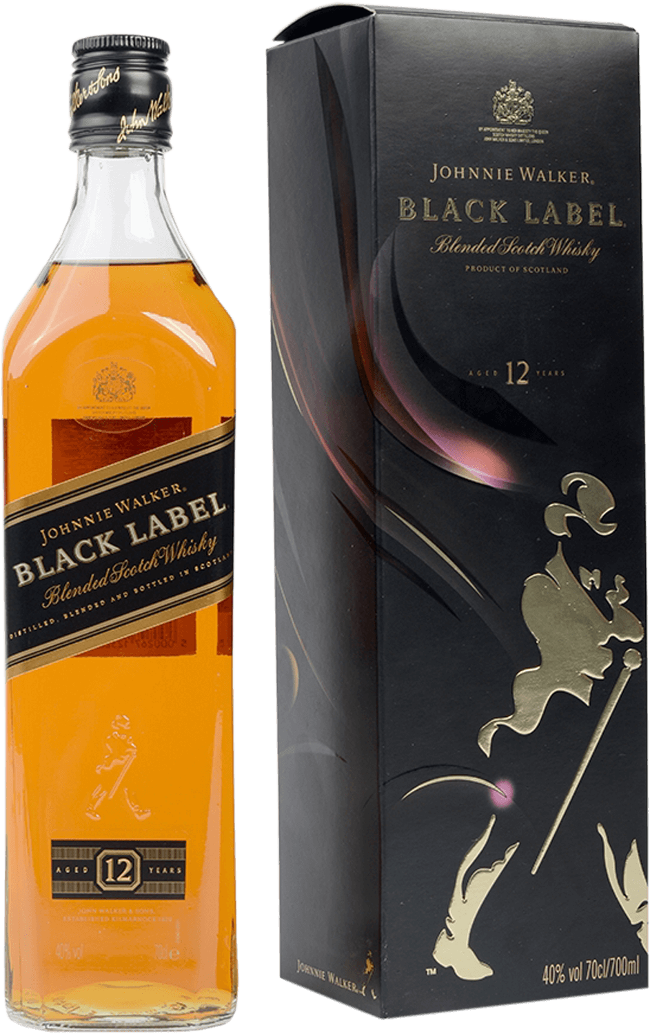 Johnnie Walker Black Label Blended Scotch Whisky (gift box)