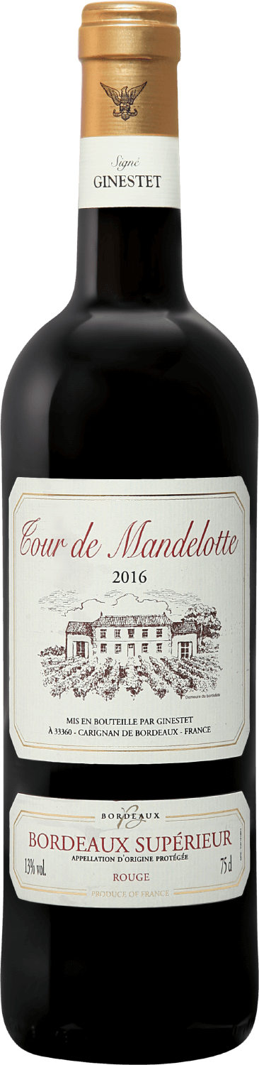 Tour de Mandelotte Bordeaux Superieur AOC Ginestet вино tour de mandelotte bordeaux белое полусладкое франция 0 75 л
