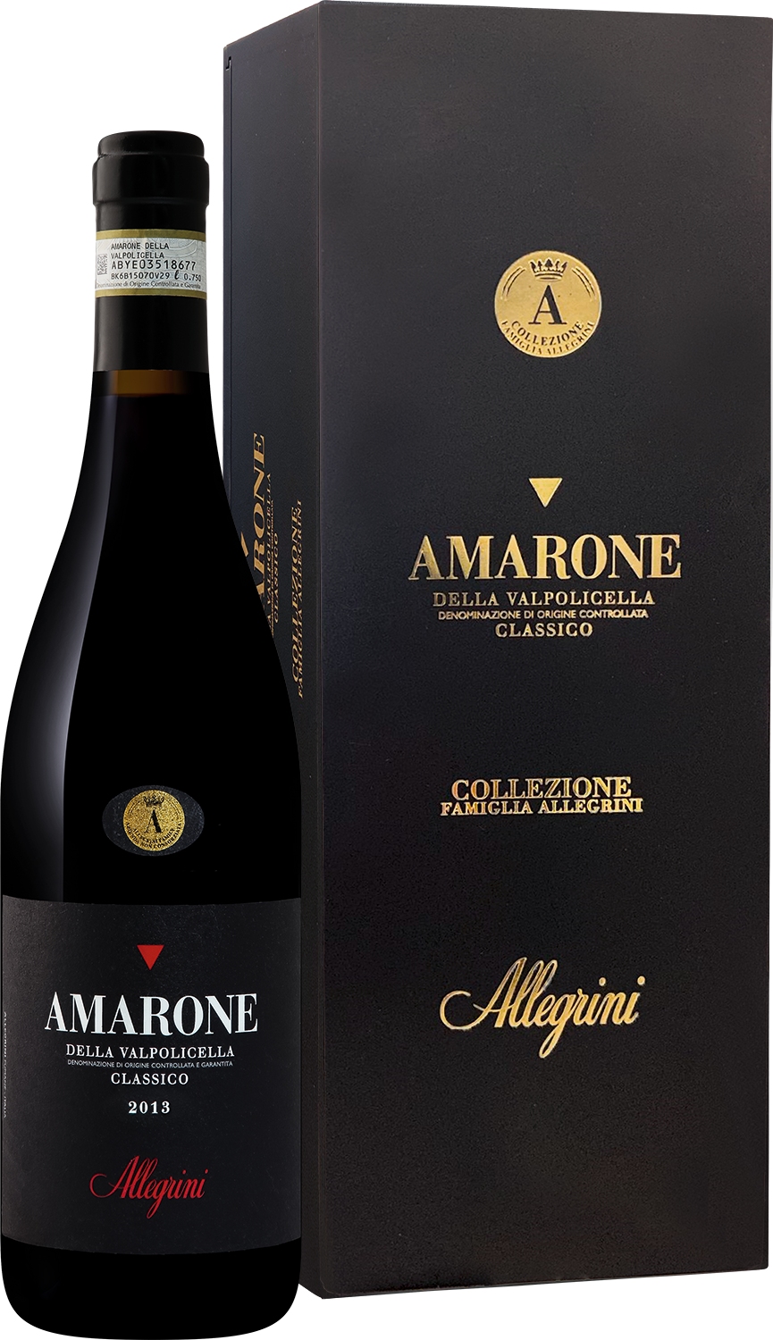 Амароне делла Вальполичелла DOCG Классико Аллегрини в подарочной упаковке 2013 0.75&nbsp;л
