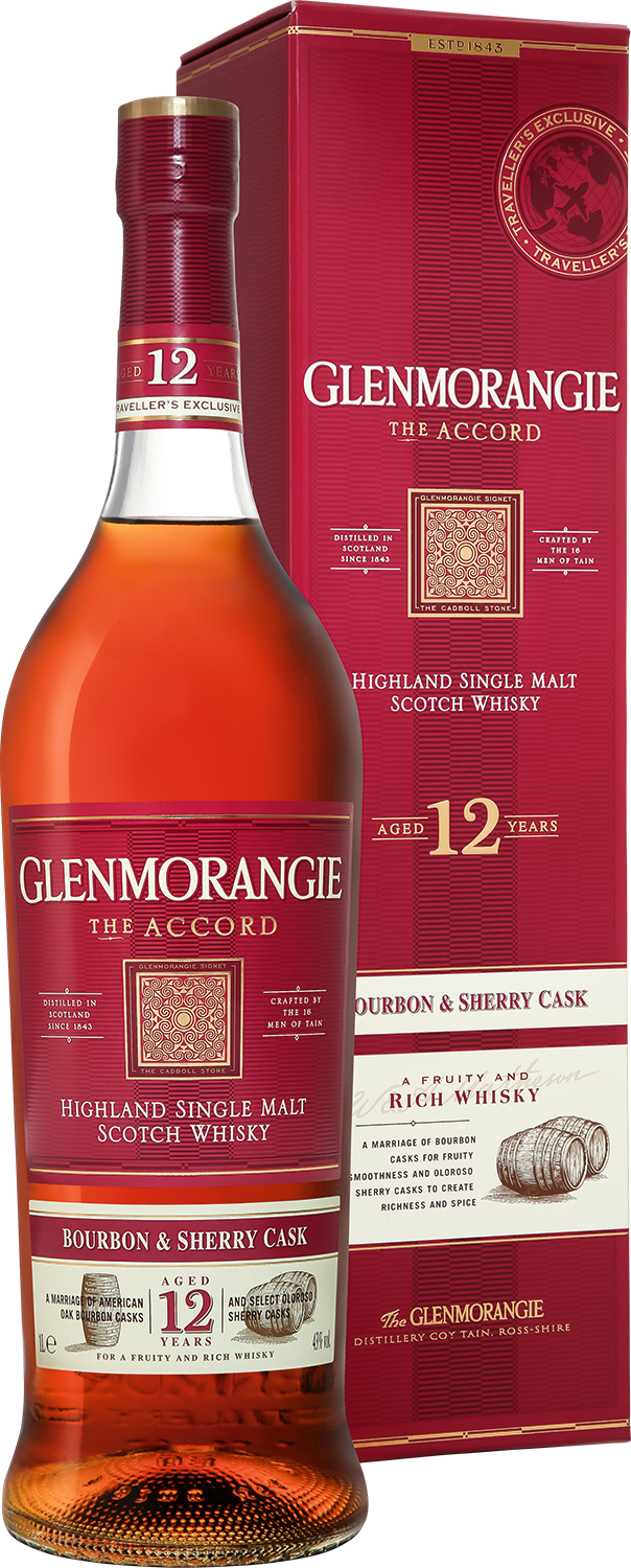 Glenmorangie The Accord Highland Single Malt Scotch Whisky 12 y.o. (gift box)