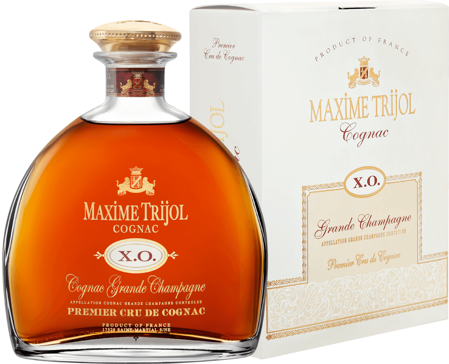 Maxime Trijol Cognac XO Grande Champagne Premier Cru (gift box) meukow cognac xo grande champagne gift box