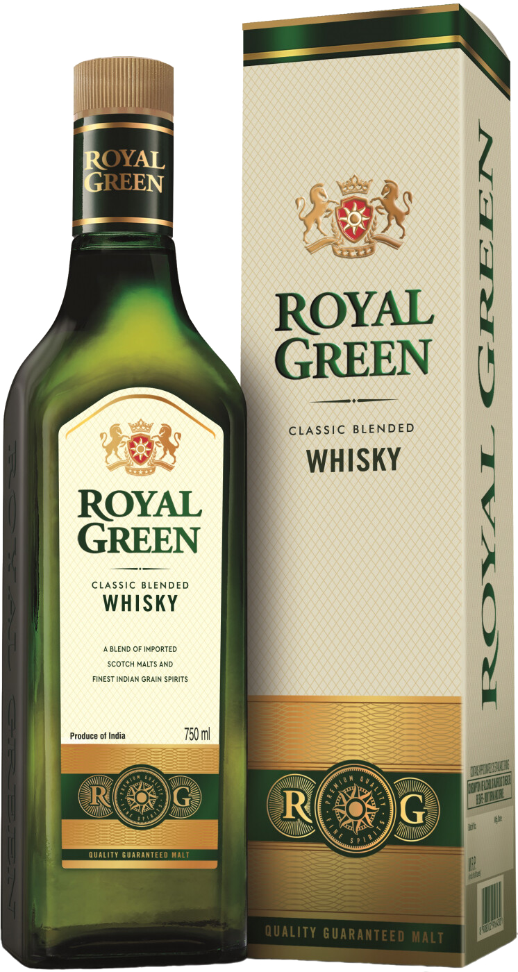 Виски Royal Green Classic Blended Whisky (gift box) 0.75 л (Роял Грин  Классик Купажированный Виски в подарочной упаковке), купить в магазине в  Саратове - цена, отзывы