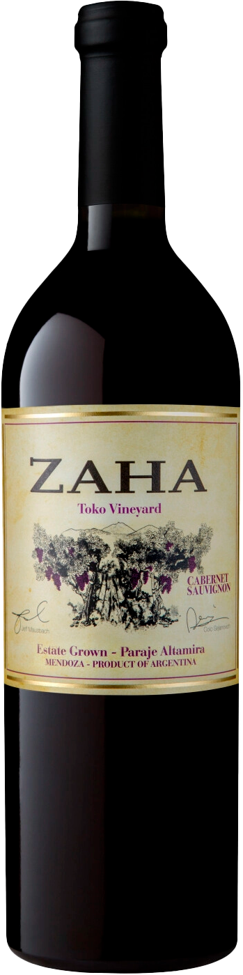 Zaha Toko Vineyard Cabernet Sauvignon Paraje Altamira IG 55 Malbec