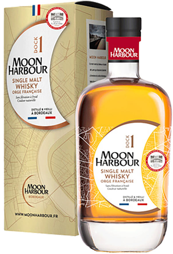 Moon Harbour Dock 1 Single Malt Whisky Chateau La Louviere (gift box)