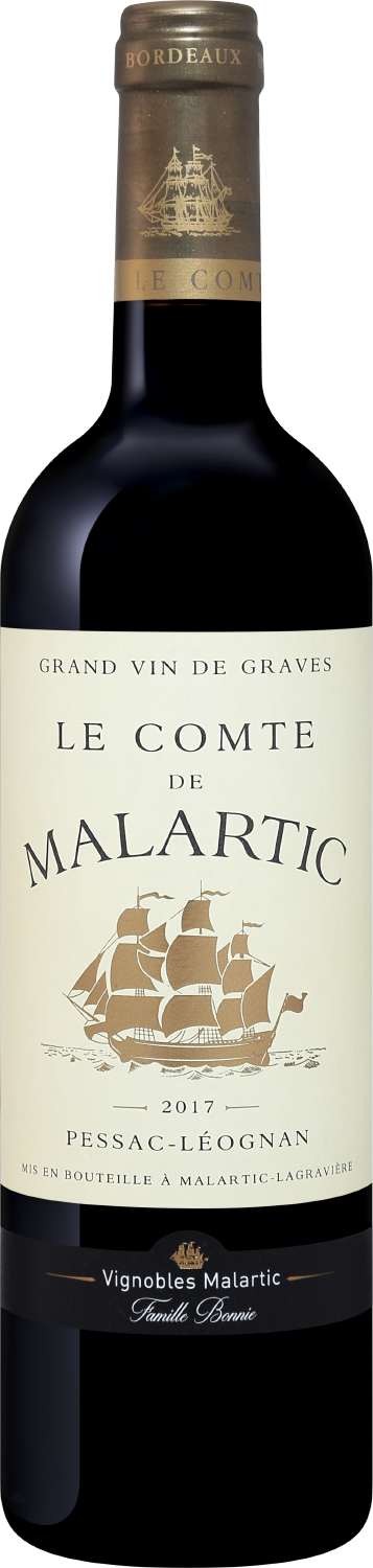 Ле Комт де Малартик Пессак-Леоньян AOC Шато Малартик-Лагравьер 2017 0.75&nbsp;л