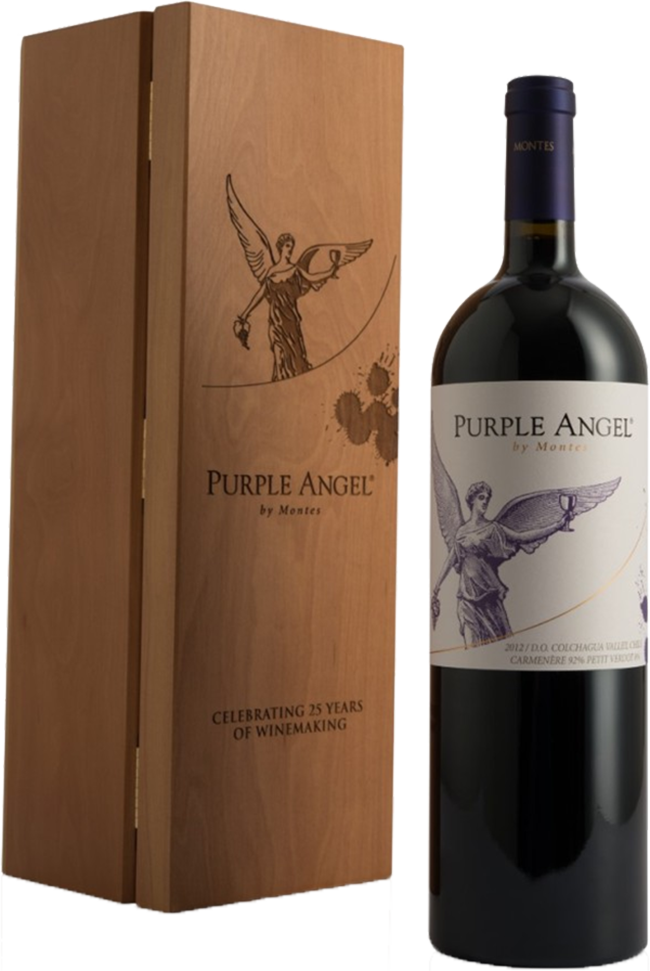 Montes Purple Angel Colchagua Valley DO (in wooden box)