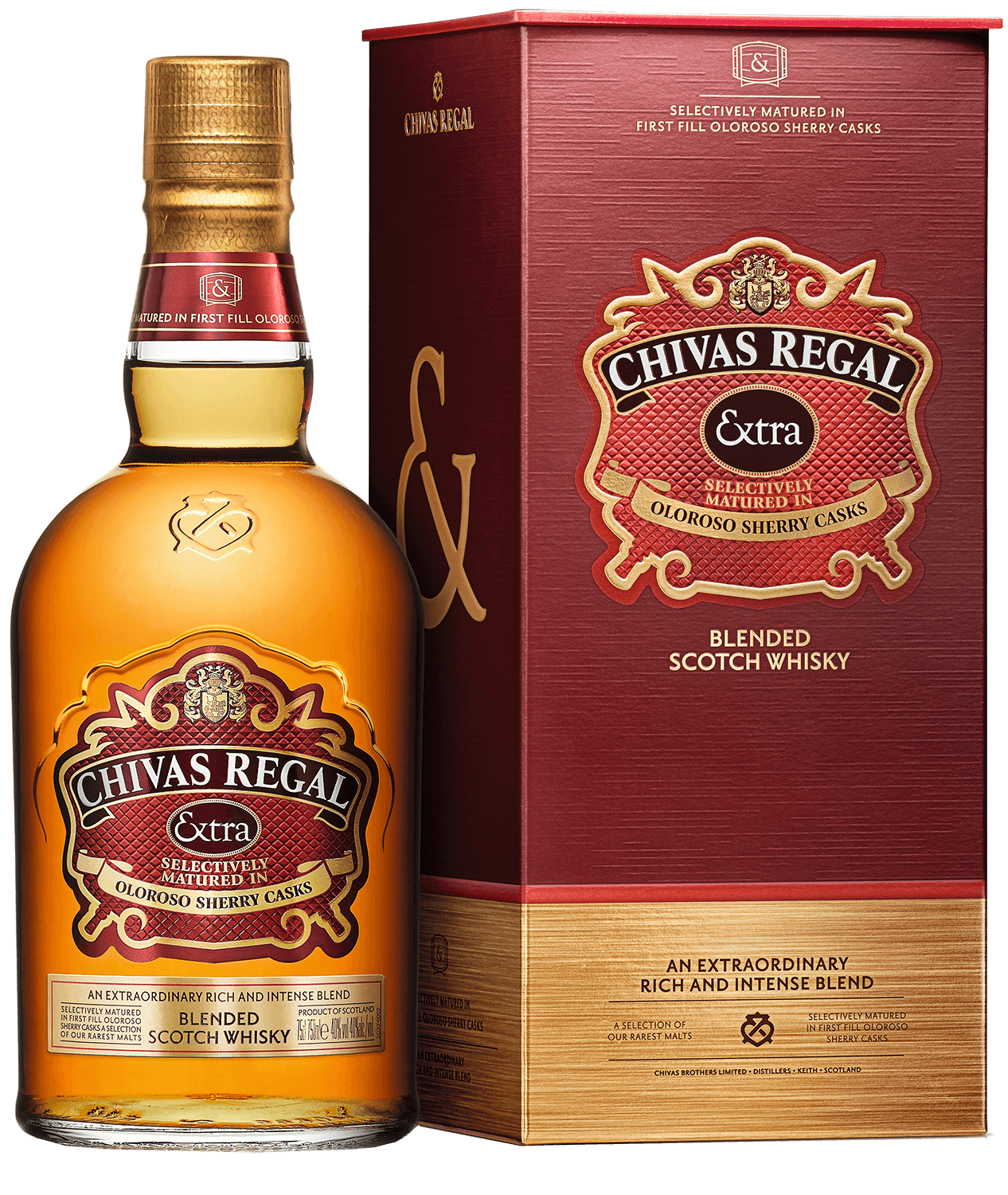 Chivas Regal Extra Blended Scotch Whisky (gift box) chivas regal blended scotch whisky 25 y o gift box