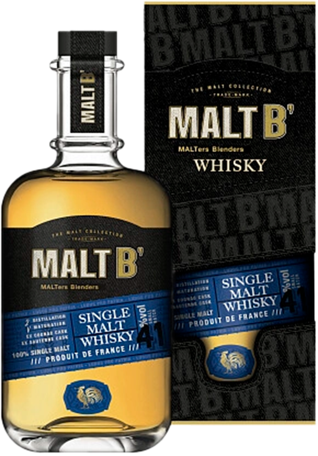 Malt B French Single Malt Whisky (gift box)