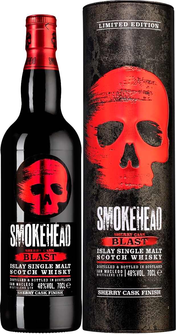 Smokehead Sherry Cask Blast Islay Single Malt Scotch Whisky (gift box)