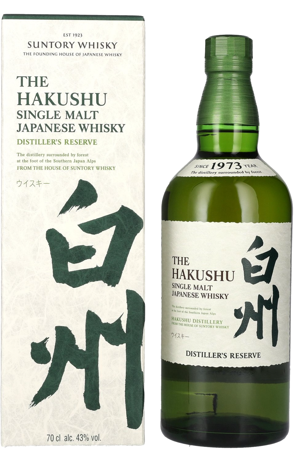 Hakushu Distiller's Reserve Single Malt Japanese Whisky (gift box)