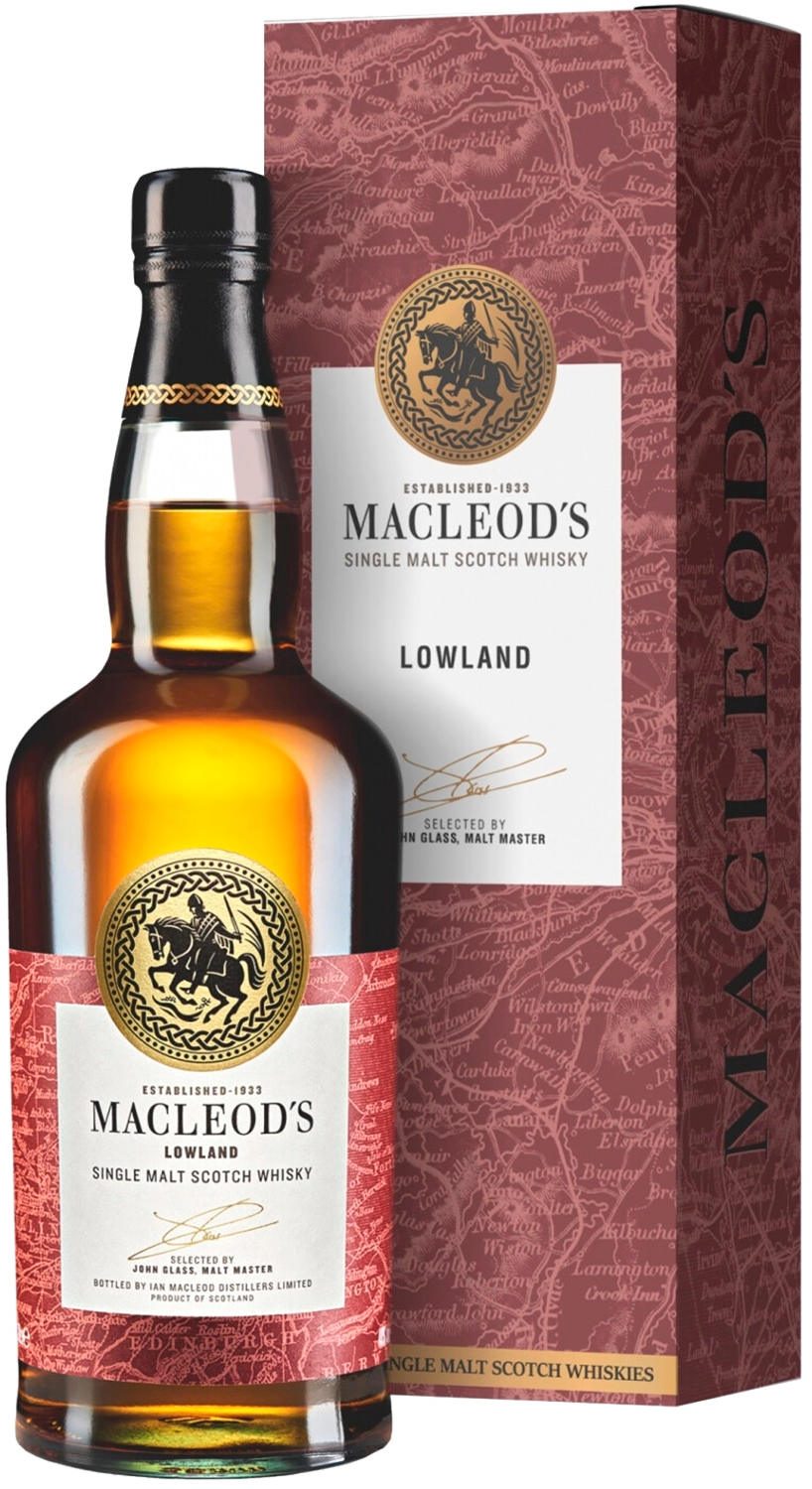 Macleod's Lowland Single Malt Scotch Whisky (gift box)